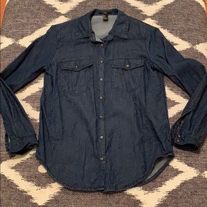 Button Down Denim Shirt